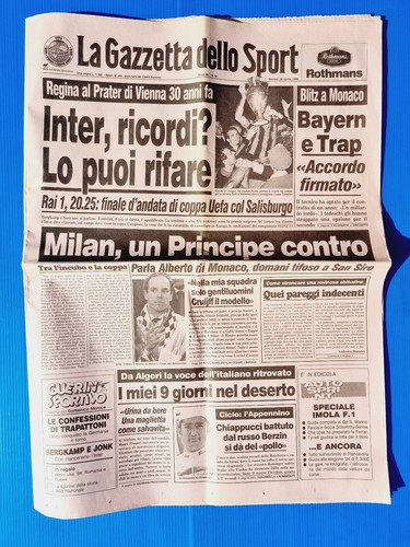 Gazzetta dello sport aprile - sport,