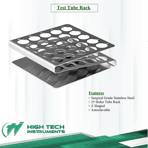 Porta provette rack acciaio
