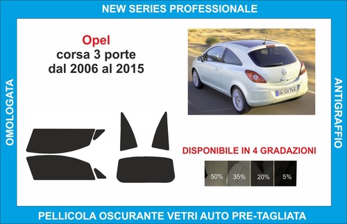 Pellicole oscuranti vetri opel - oscuranti,