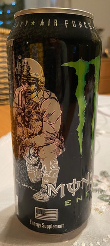Monster energy drink can - monster,