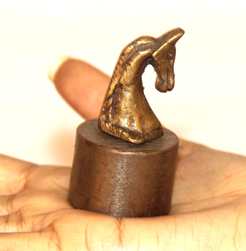 Antico ottone cavallo forma - antico,