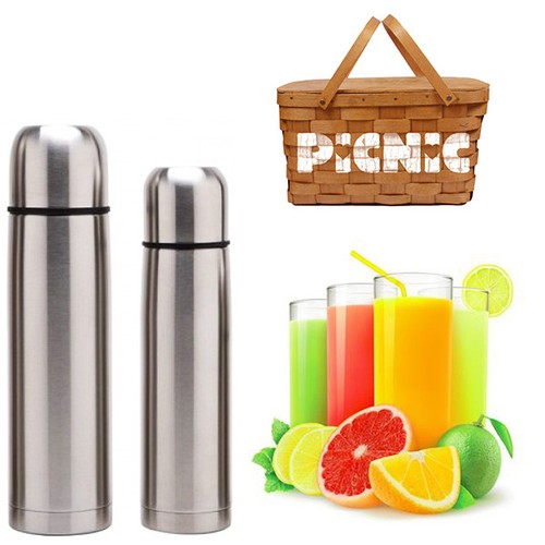Thermos metallo bottiglia - metallo,