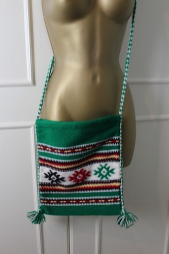 Borsa tracolla kilim - a, verde