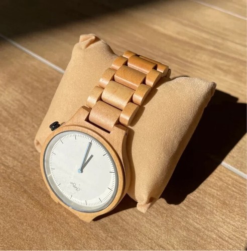 Orologio legno bambù - orologio, in