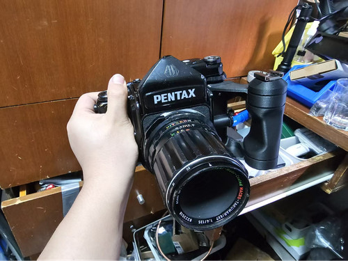 Pentax 67ii impugnatura - pentax, 67