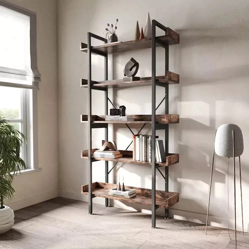 Libreria rustica legno - libreria,