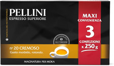 Pellini N.20 Cremoso, Caffè Macinato per Moka Dal Gusto Equilibrato E Rotondo, M