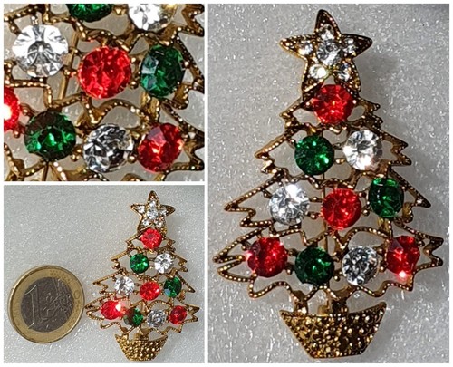 Spilla albero natale - spilla,
