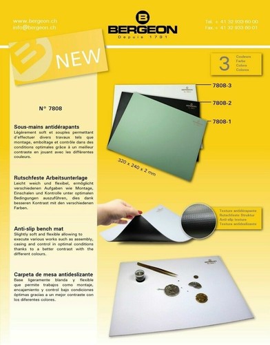 Bergeon 7808 vert sous mains - vert, sous-mains