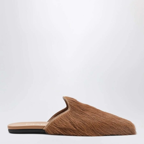 Prada sandy hairy effect - sandy, sabot