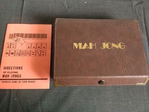Coffret valise jeu mah jong - mah,