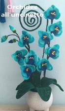 Orchidea all'uncinetto -