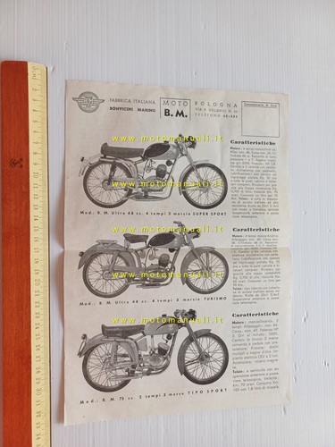 Bonvicini modelli 4t - bm,