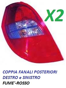 Coppia stop posteriore - stop, fanali