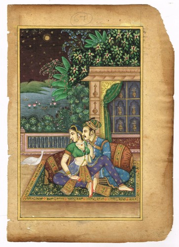 Indiano dipinto mughal - indiano,