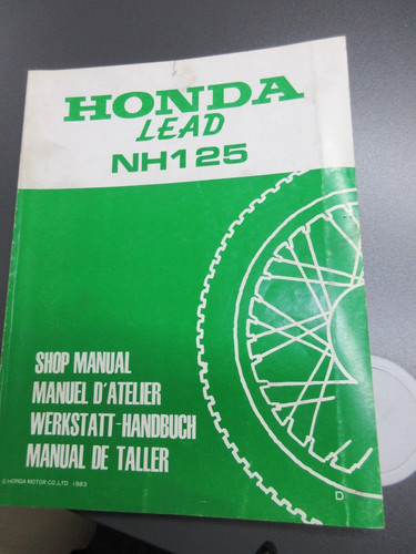 Honda lead 125 nh125 - nh125, manuale