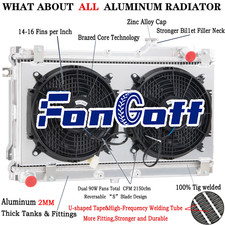 3 Row Radiateur Shroud Fan