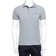 Polo Etro grigia in cotone con