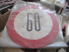 FIAT IVECO OM - Cartello posteriore velocità in alluminio 60 Km - Ricambio nuovo