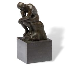 Bronzo pensatore scultura in