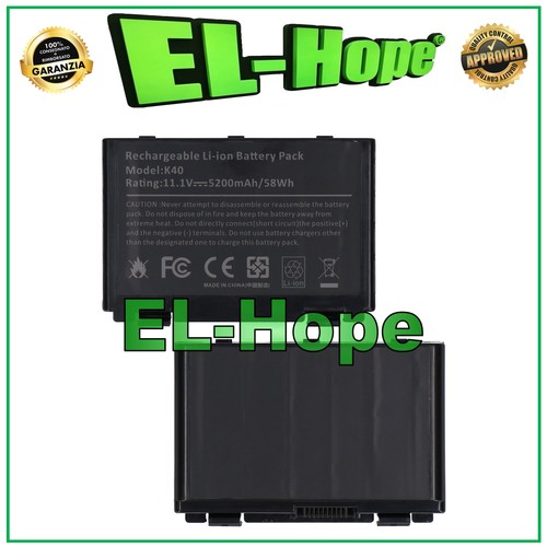 Batteria per asus a32 - a32-f82, k50c