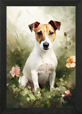 Quadro Jack Russell acquerello