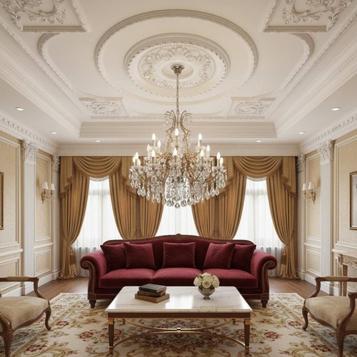 Medaglione soffitto rotondo - da,