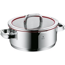 (TG. 24 cm) WMF Funzione 4 Acciaio Inox 18/10 24 centimetri casseruola bassa con