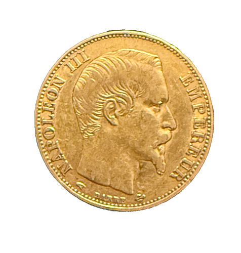 Francia 1855 oro - oro, franchi