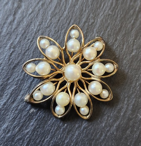 Spilla vintage perla atomica - vintage,