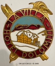 TRENTINO LA VILLA HOTEL DOLOMITI DISTINTIVO PUBBLICITARIO SPORT SCI MONTAGNA