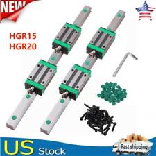 2x guida lineare HGR15 HGR20 + 4x blocco HGH15CA HGH20CA stampante 3D CNC fai da te