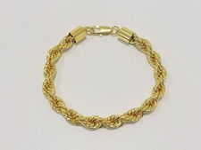 Bracciale uomo vero oro giallo