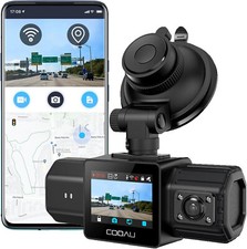 COOAU D20 Doppia Dash Cam 2.5K+1080P per Uber e Taxi Driver