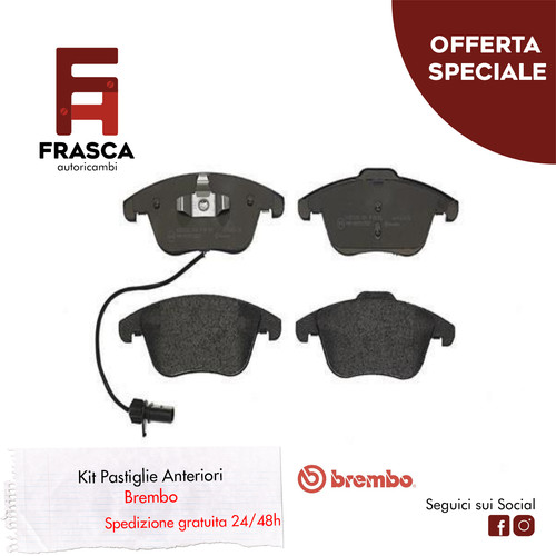 Pastiglie freno anteriori audi - pastiglie,