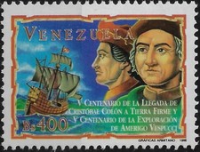 1998 Venezuela Colombo-Vespucci congiunta Gemella con Italia