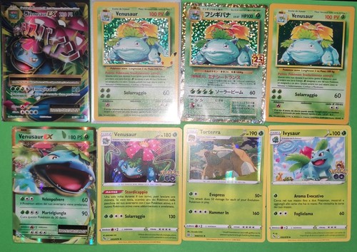 Lotto pokémon tema venusaur - a,