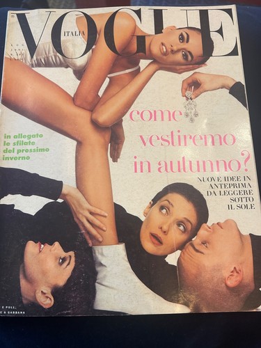 Vogue italia july 1991 - 1991, linda