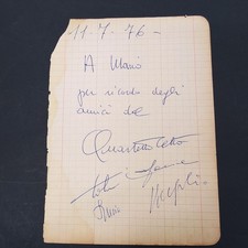 Autografi dei cantanti del