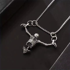 COLLANA con teschio SKULL