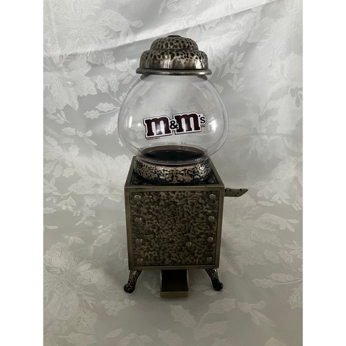 Silver candy dispenser - m&m's,