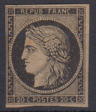 FRANCE 1849 CERES n°3 non