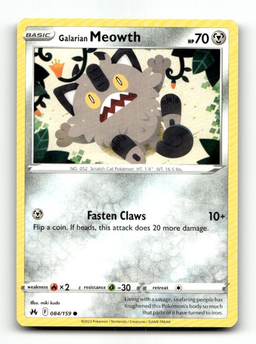 Galarian meowth 084 - galarian,