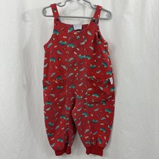 Maglione tuta bambino Fisher Price rosso stampa auto taglia M ***LEGGI