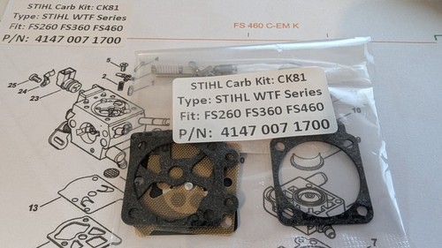 Kit carburatore seghetto - kit,