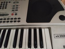 Tastiera musicale GEM wk 2000 HD +panchetta supporto valigia leggio cavo manuale