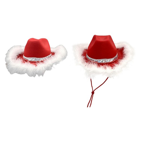 Cappello cowgirl rosso - da,