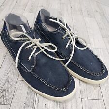 Cafe Noir Denim Boat Shoes