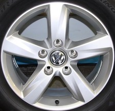 4 CERCHI IN LEGA 7,5 X 17 " VOLKSWAGEN TOUAREG ORIGINALI 7P6601025A SEMINUOVI