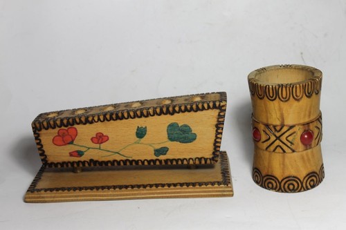 Set portapenne bulgaro - , vintage